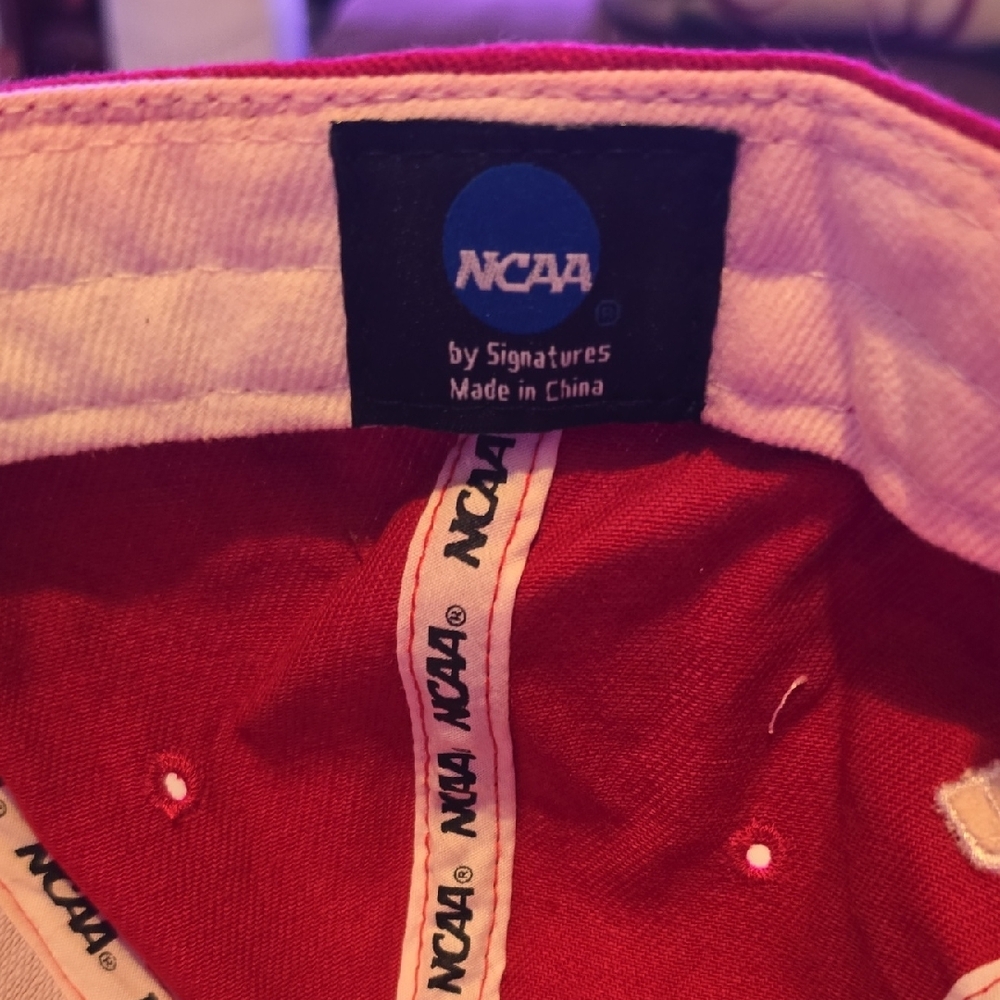 NCAA Red Accents Baseball Cap - Picture 3 of 8